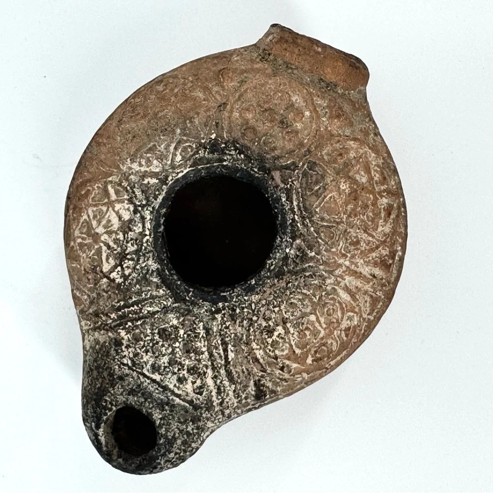 Rare Ancient Roman Biblical Period Oil Lamp - Picture 4 of 9